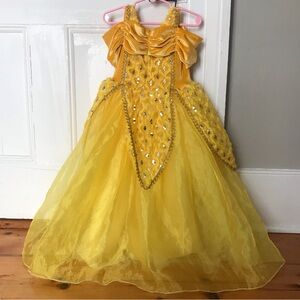 Trish Scully Yellow Belle Princess Kids Costume sz 4